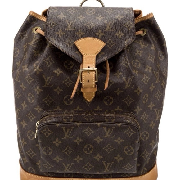 Louis Vuitton Montsouris Backpack GM Brown Canvas - Picture 1 of 6